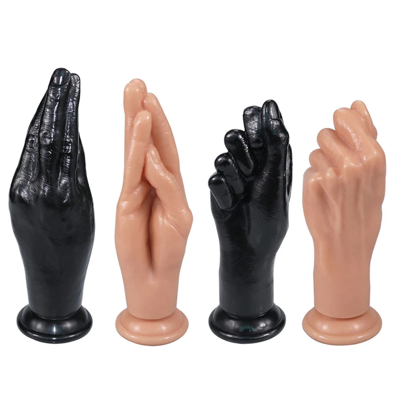 Anal Plug for Fist Sex The Fister Hand Butt Plug with Hand Free Suction Cup Forearm Dildo Sex Toy for Vaginal or Anal Fisting