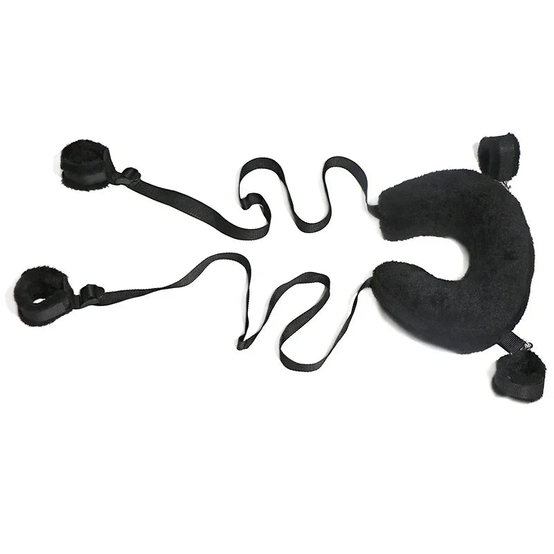 Sex Toys Cotton Bdsm Bondage Set Handcuffs Sexy Leg Pillow Thinning Belt Bending Orgasm Couple Toy