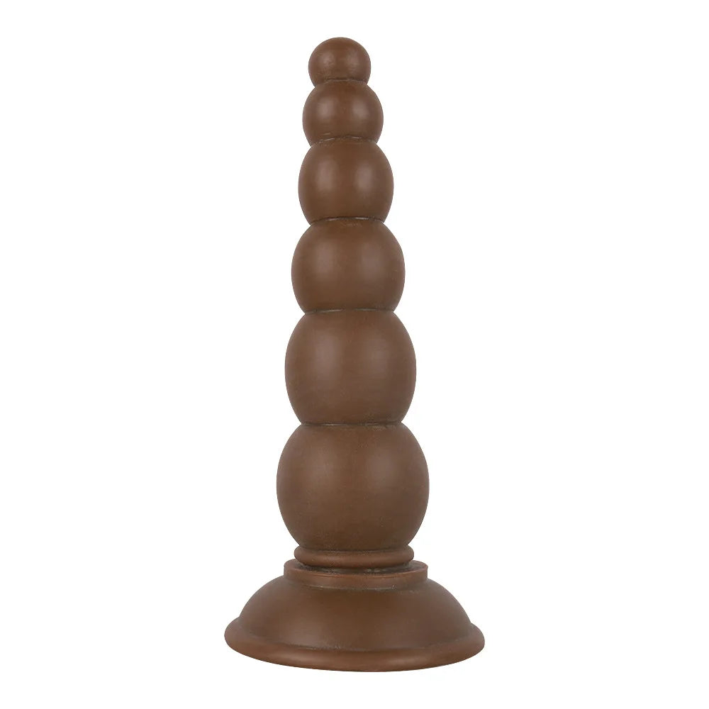 Anal Sex Toys Pull Beads Anal Dilator Soft Anal Plug Dildos with Suction Cup Stimulation Vagina Pagoda Vagina Anal Plug Sex Shop