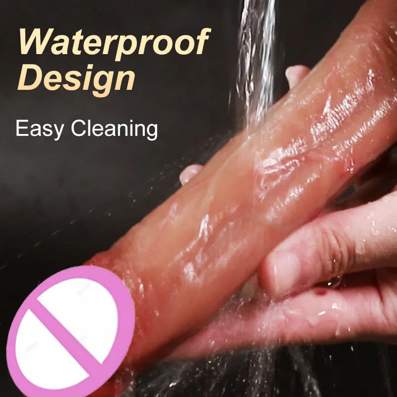 Realistic Dildo Vibrator Penis Telescopic Massager vibrating female Remote Control Masturbation Big Penis with Suction Cup