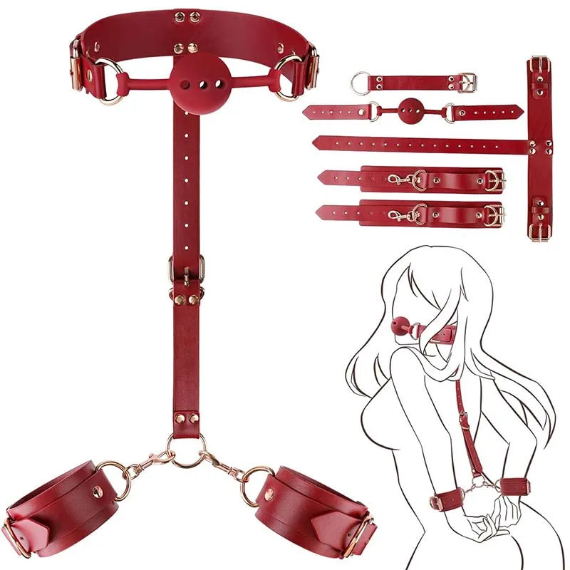 Adult Games Erotic Sex Toys For Woman Couples SM Fetish Slave BDSM Bondage Restraints Handcuffs Shackles Erotic Accessories