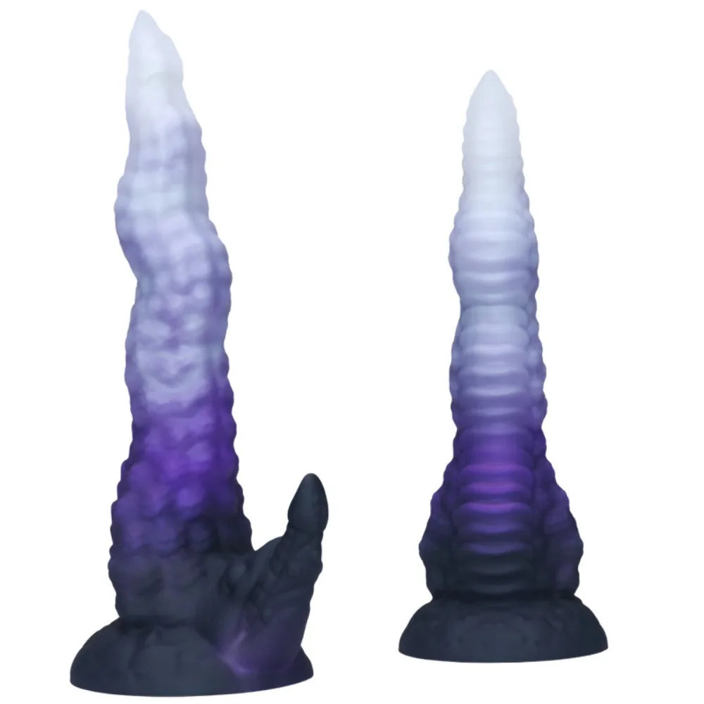 One-Horned Dragon Giant Dildo for Women Male Masturbator Dual-Purpose Anal Plug Adult Sex Toy with Backyard Theme