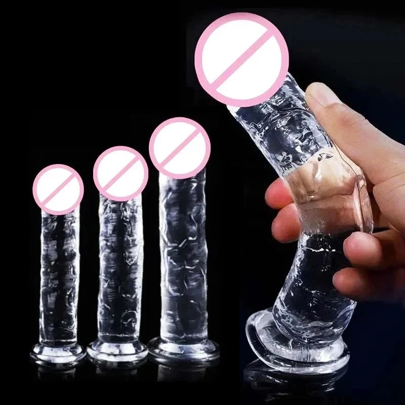 Big Dildo 19-26CM Adult Sex Products No Vibrator Soft Big Dildo Sexy Toys Anal Plug Women Sex Toy Penis Suction Cup Buttplug