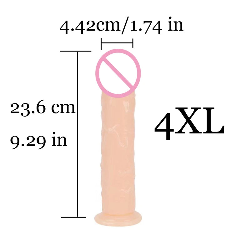 New Realistic Dildos Erotic Jelly Dildo Artificial Penis G-spot Simulation Large penis Anus Anal plug Female penis masturbation