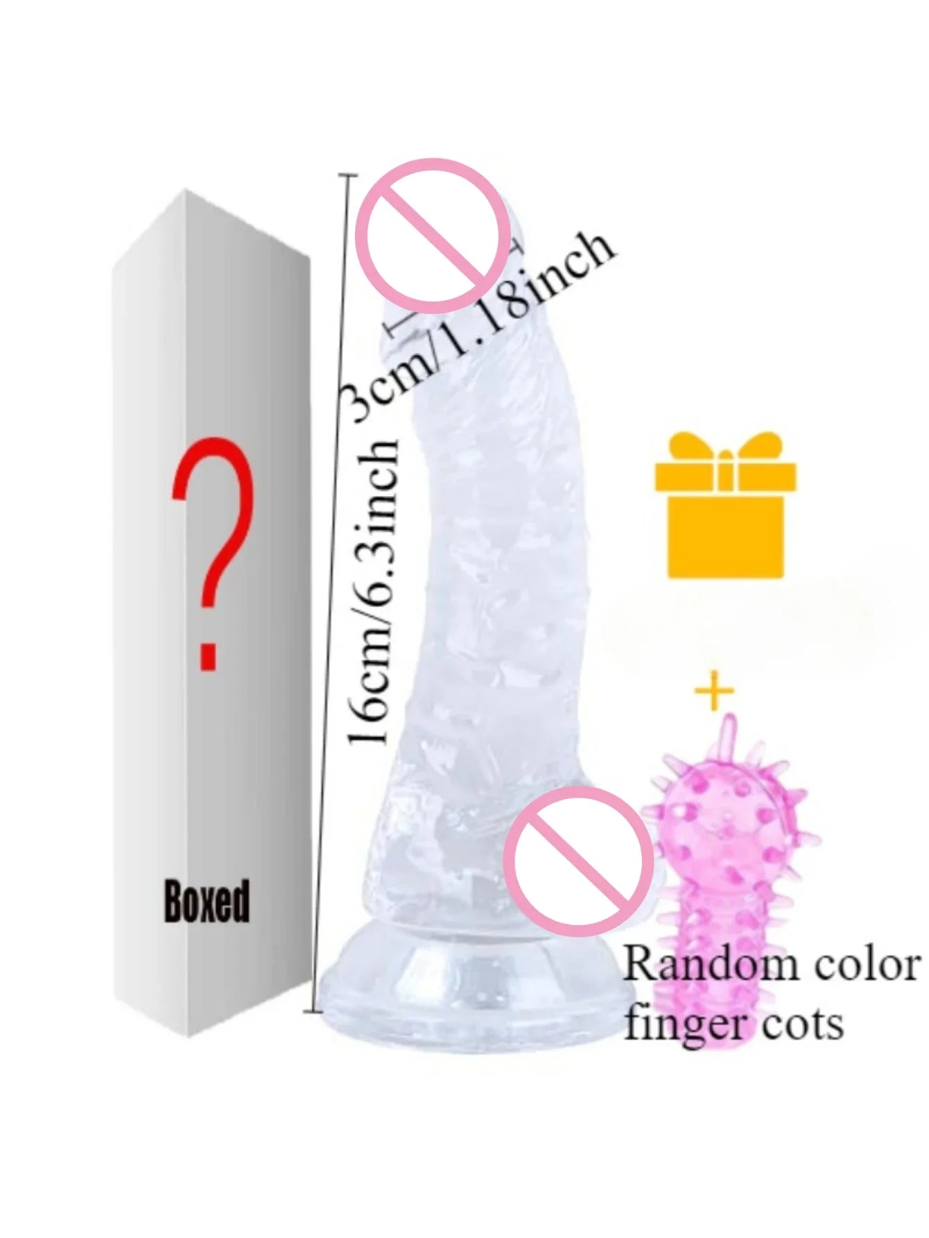 Realistic Transparent Jelly Dildos G-Spot Masturbation Sex Toy for Women Masturbator Vagina Wiht Strong Cup Ddildo Penis Adult18