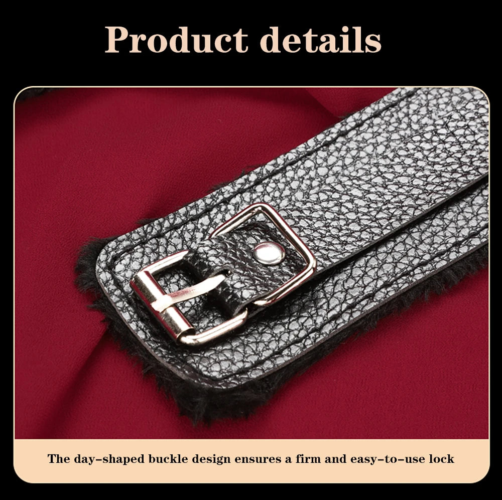 BDSM Bondage Restraint Kit 10 Pieces Drawstrings Collars Eye Masks Mouth Balls Whips Cotton Ropes Nipple Clamps Rope for Couples