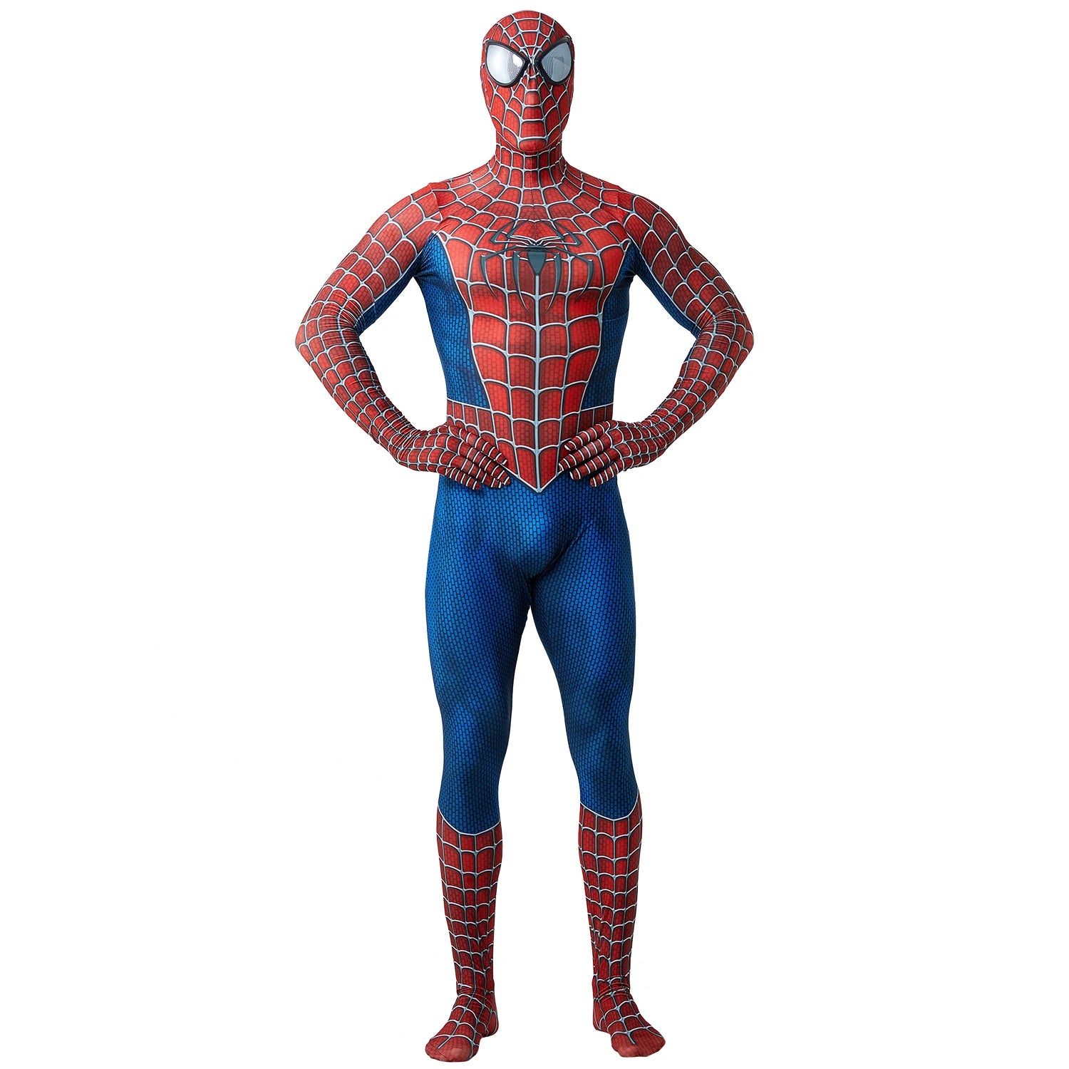 Spiderman Costume Adults Tony Venom Costume  Detachable Mask Stretchable Suit Deluxe Superhero Costume Halloween Costume For Men