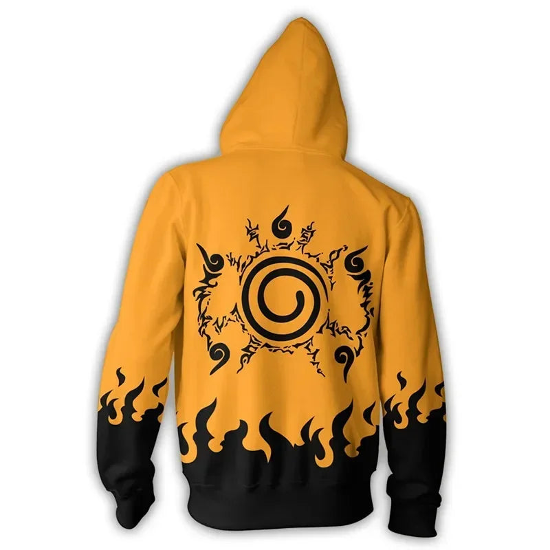 Anime Zip Hoodie Jackets Cosplay Clothes Costumes Men Hoodies Sweatshirts Zipper Tops Sasuke Sweatshirt Kakashi Tops
