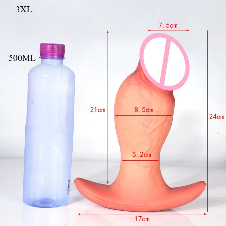 Huge Realistic Dildo Sex Toys G-Spot Anal Plug Butt Plug Dildo Premium Silicone Prostate Massager Anal Training for women men