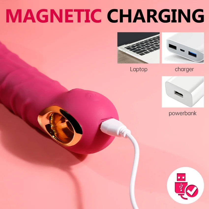 Dildos Vibrator Silicone Realistic Big Penis Anal Plug G-spot Sex Toy Powerful Massager For Women Clitoris Stimulator Adults 18+