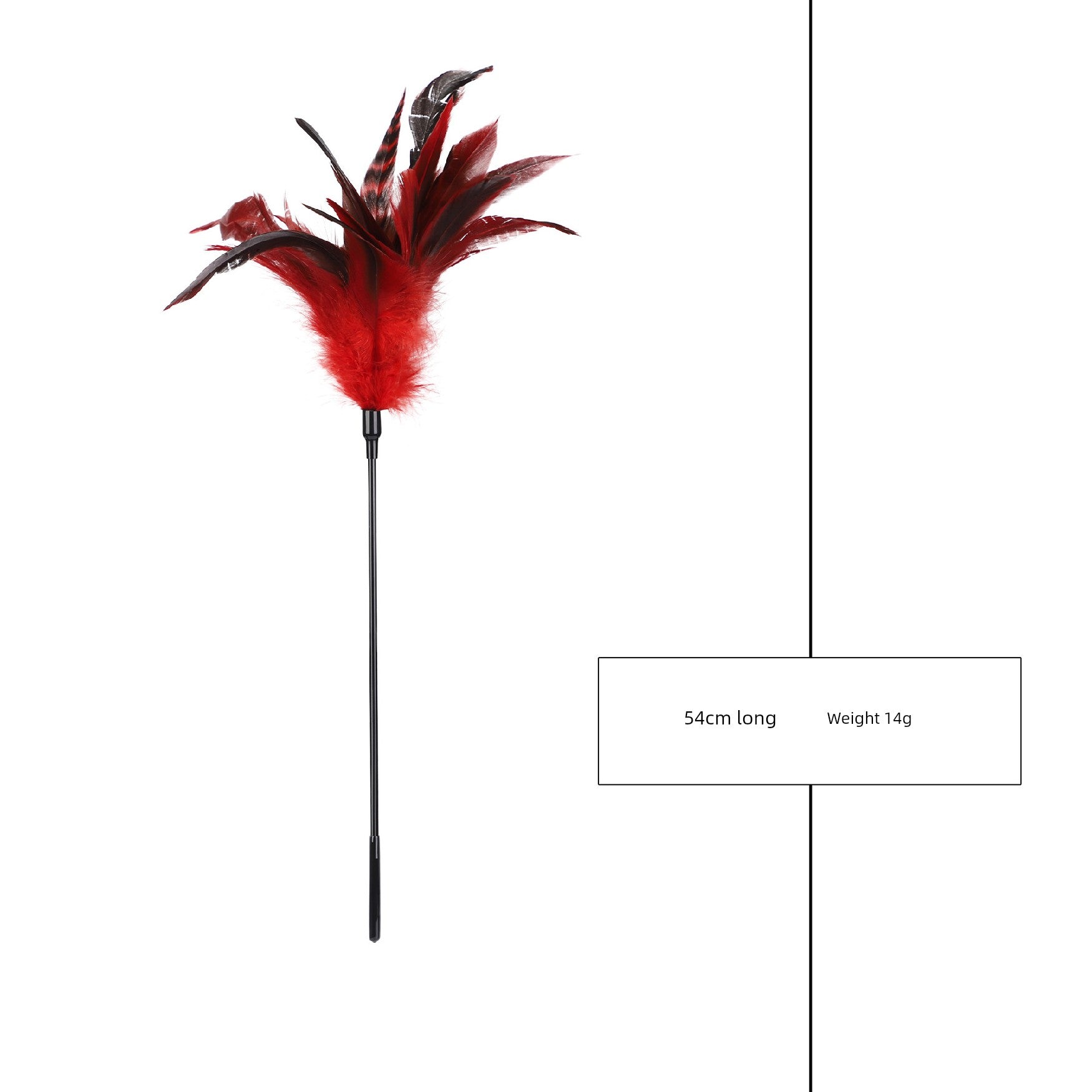 [Aholic Sink] a Variety of Chicken Feather Ostrich Feather Stick Scratch an Itch Funny Cat Toy Stick