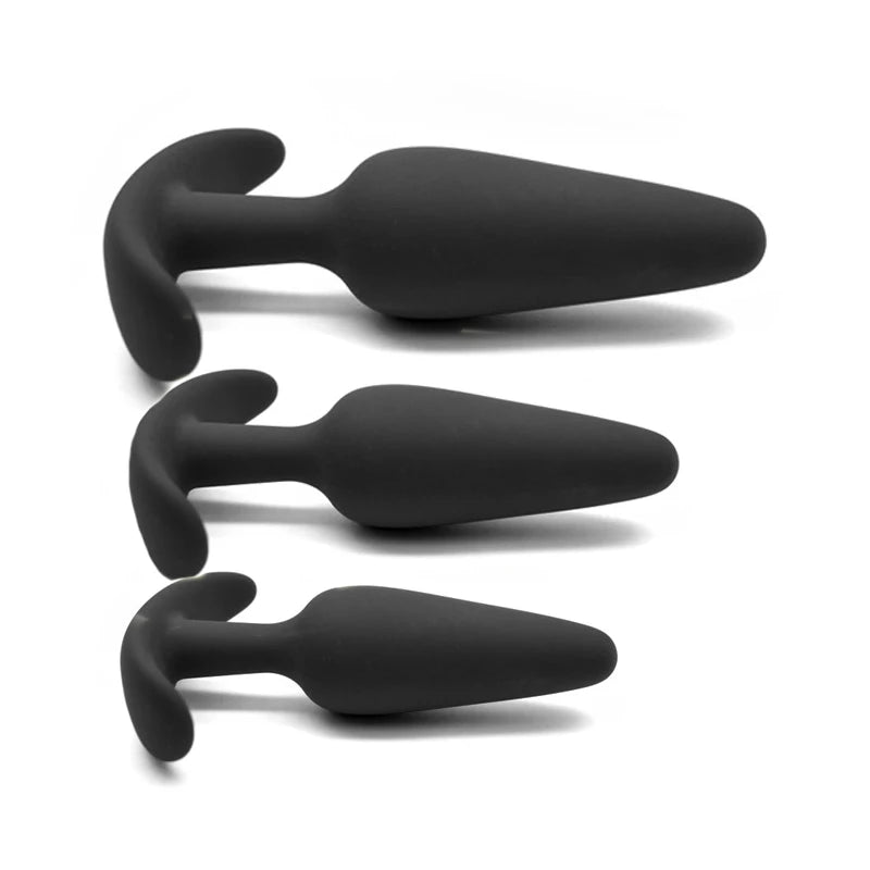 Silicone anal plug safety Dildo vibrator sex toy men and women anal massager buttocks plug intimate products adult homosexual pr