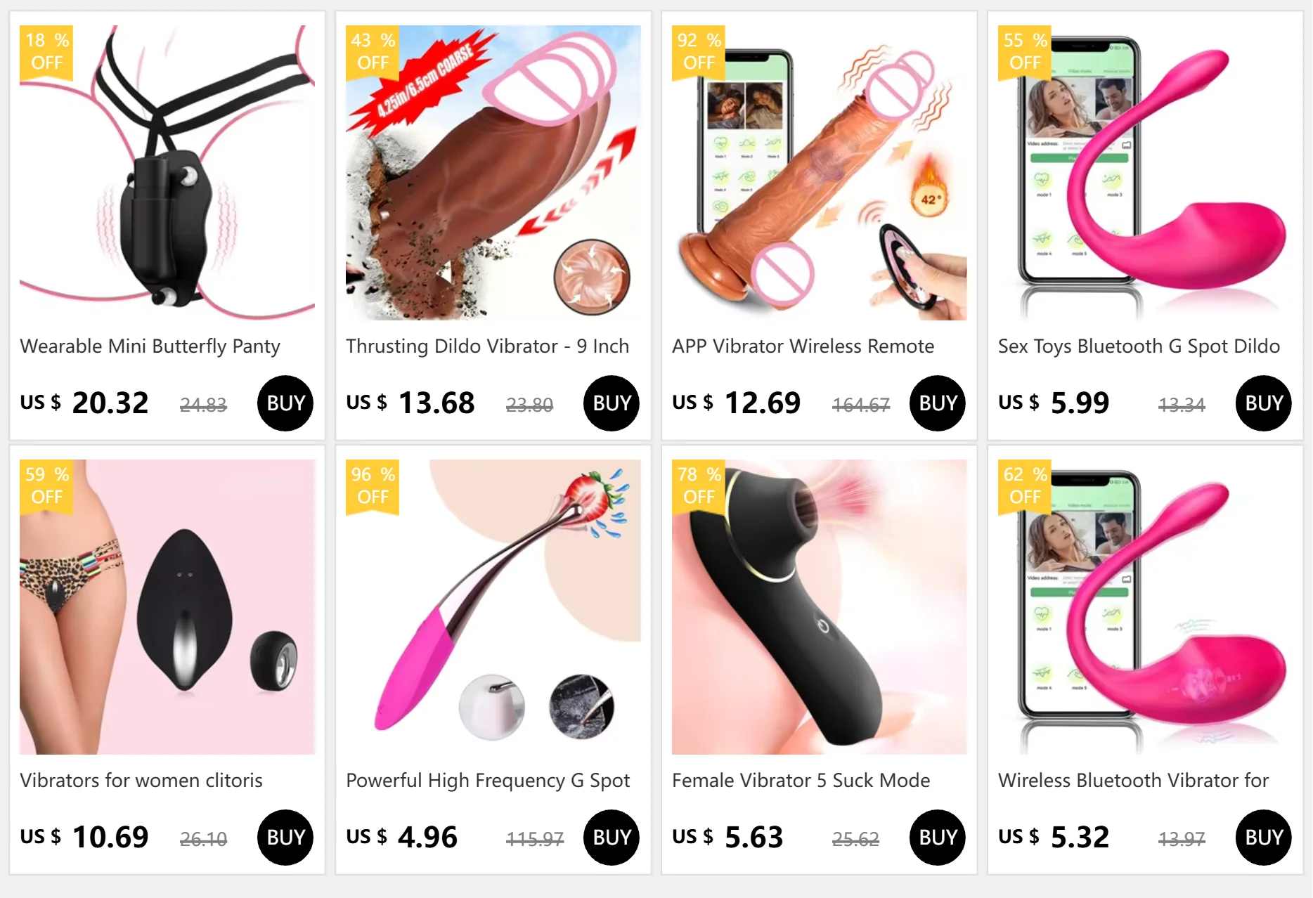 Vibrators for women clitoris powerful No Sound Butterfly Wearable Panties Egg Vibrator Clitoral Stimulator Sex Toy for Women 18+