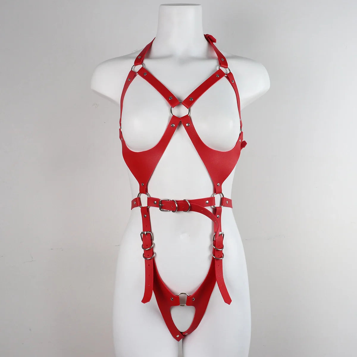 UYEE Full Body Harness Bondage Women Garter Belt Sexy Underwear Suspenders Leather Lingerie Fetish Erotic Bdsm Gothic Clothes