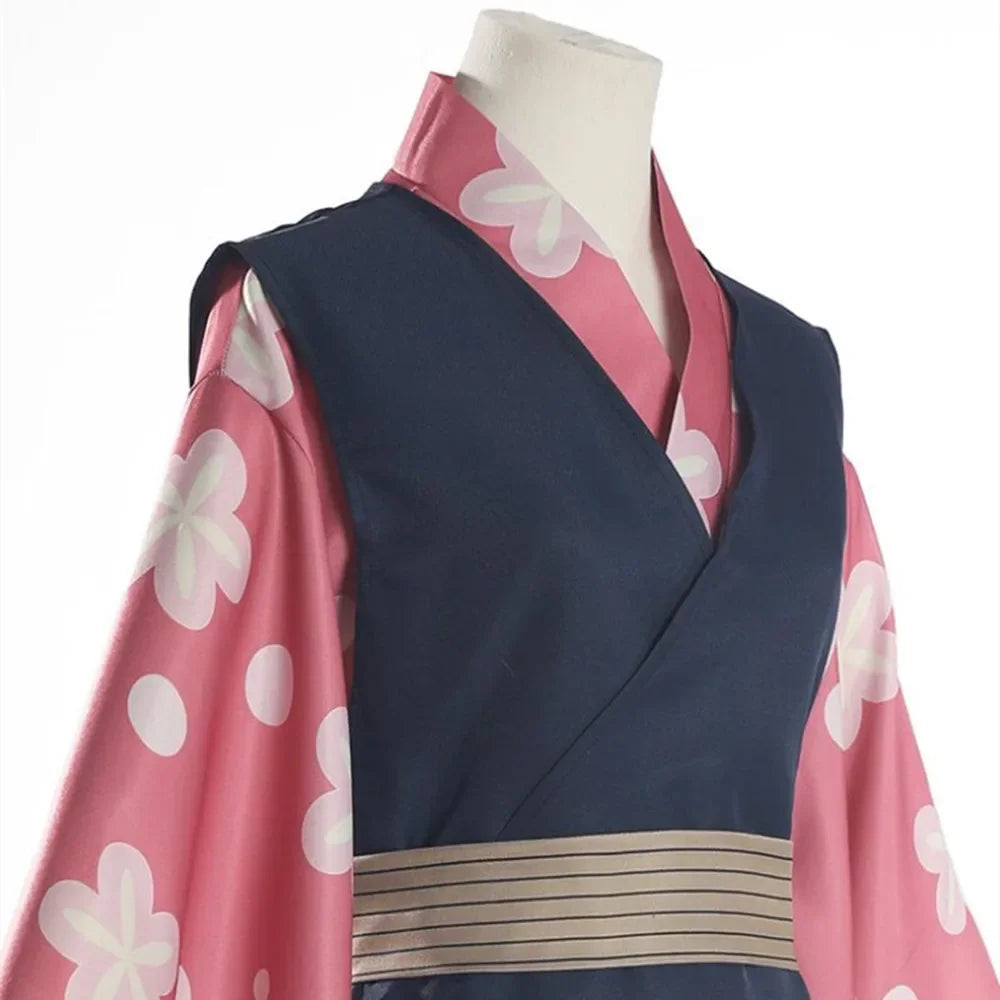 Makomo Cosplay Kostuum Uniform Feestpak Anime Kimono Volledige Set