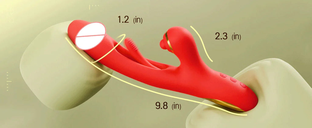 Super Powerful Double-Paddling Vibrator Female Impact Massage Fake Penis Clitoris Stimulator G-spot Massager Adult Toy