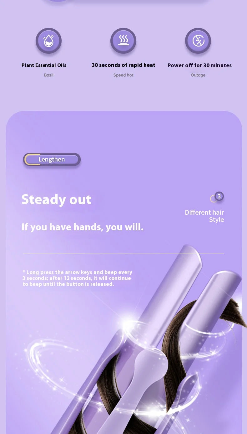 Automatic Curler 32mm Automatic Rotating Ceramic Curler Professional Curling Wand Curler