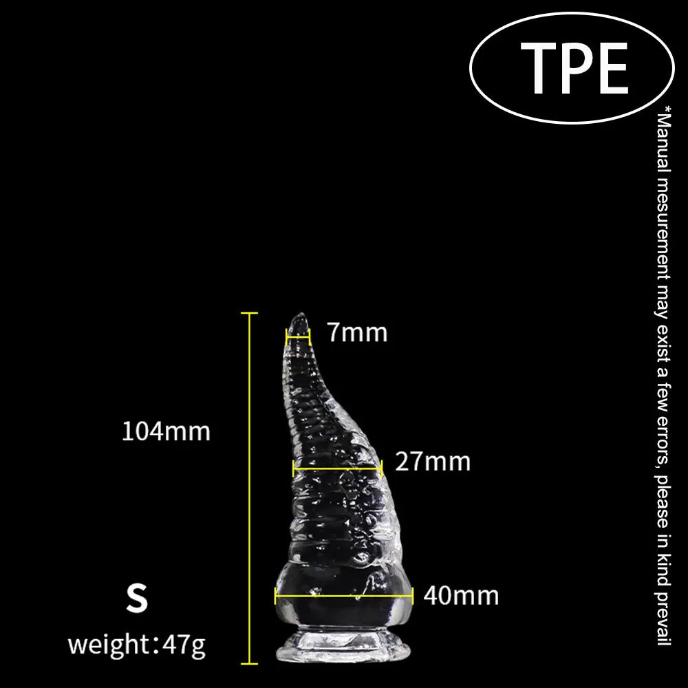 Tentacle Dildo Octopus Animal Sex Toy Tpe/Silicone/Glass Dildo Anal Plug Progressive Vaginal Dilators Monster Penis Big Buttplug
