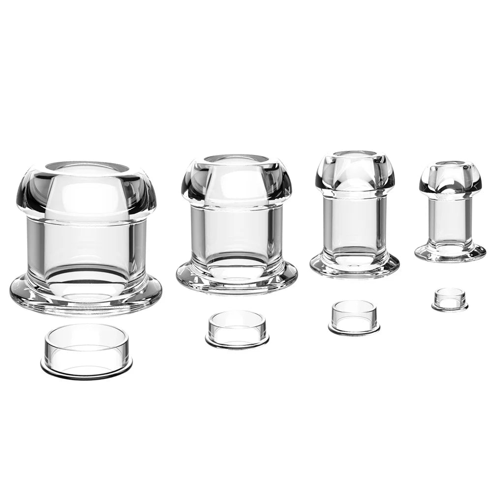 Hollow Anal Plug Silicone Butt Plugs with Stopper Anal Dilator Anus Tunnel Expansion Prostate Massage Sex Toys For Woman Men Gay