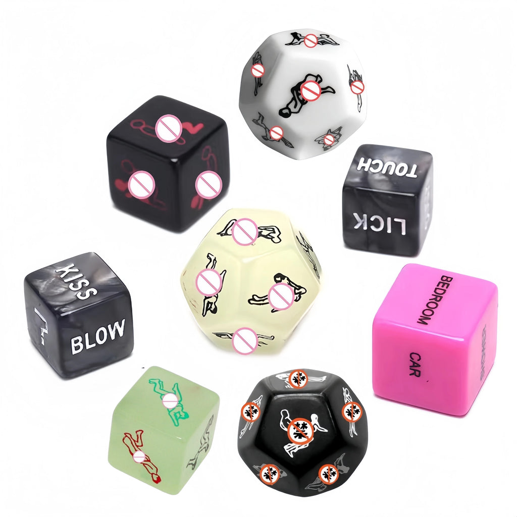 12 Sides Sex Toys for Couples Funny Sex Dice Adult Game Erotic Love Sexy Posture Foreplay Lovers Game Toy Romantic Party Items