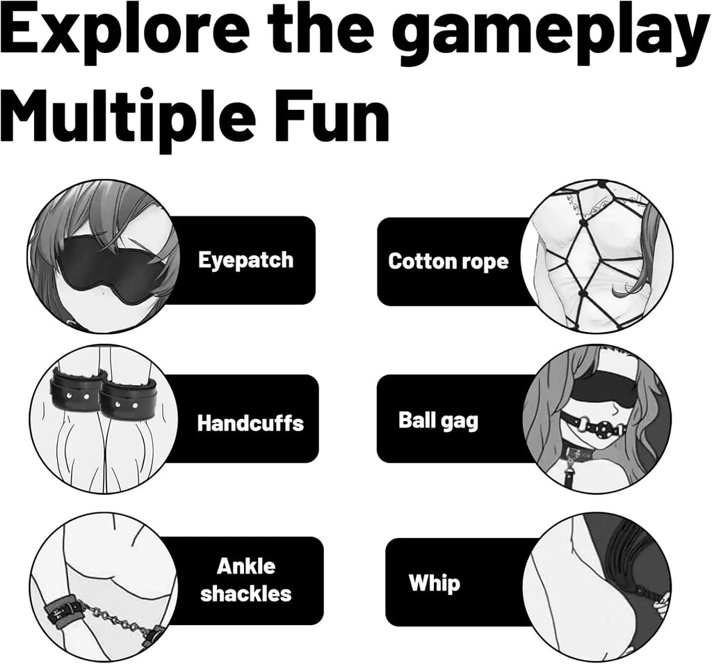 Sex Toys Femdom Handcuffs Bdsm Slave Collars Fetish Adult Games Erotic Products Role Play Bondage Equipment Exotic Accessorie