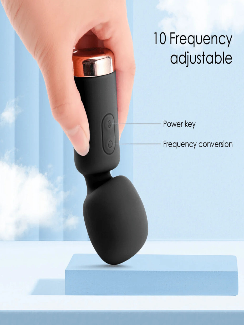 Mini Av Dildo Vibrator 10 Powerful Vibrator G-Spot Vaginal Nipple Stimulator Sex Toys Adult Masturbation Products