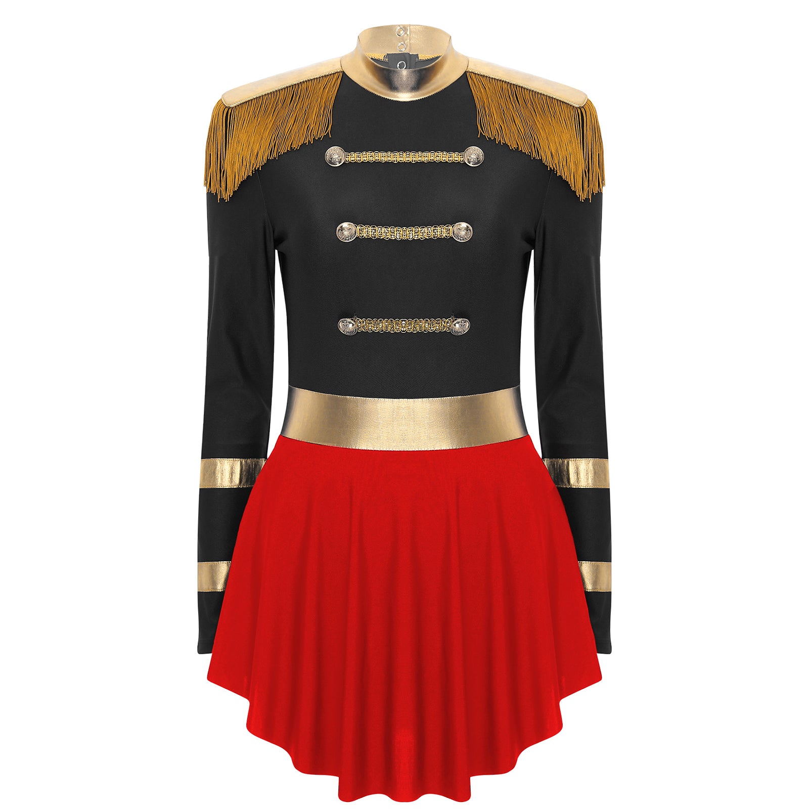 Womens Circus Ringmaster Halloween Cosplay Costume Glitter Lion Tamer Director Uniform Circus Majorette Carnival Clown Clothings