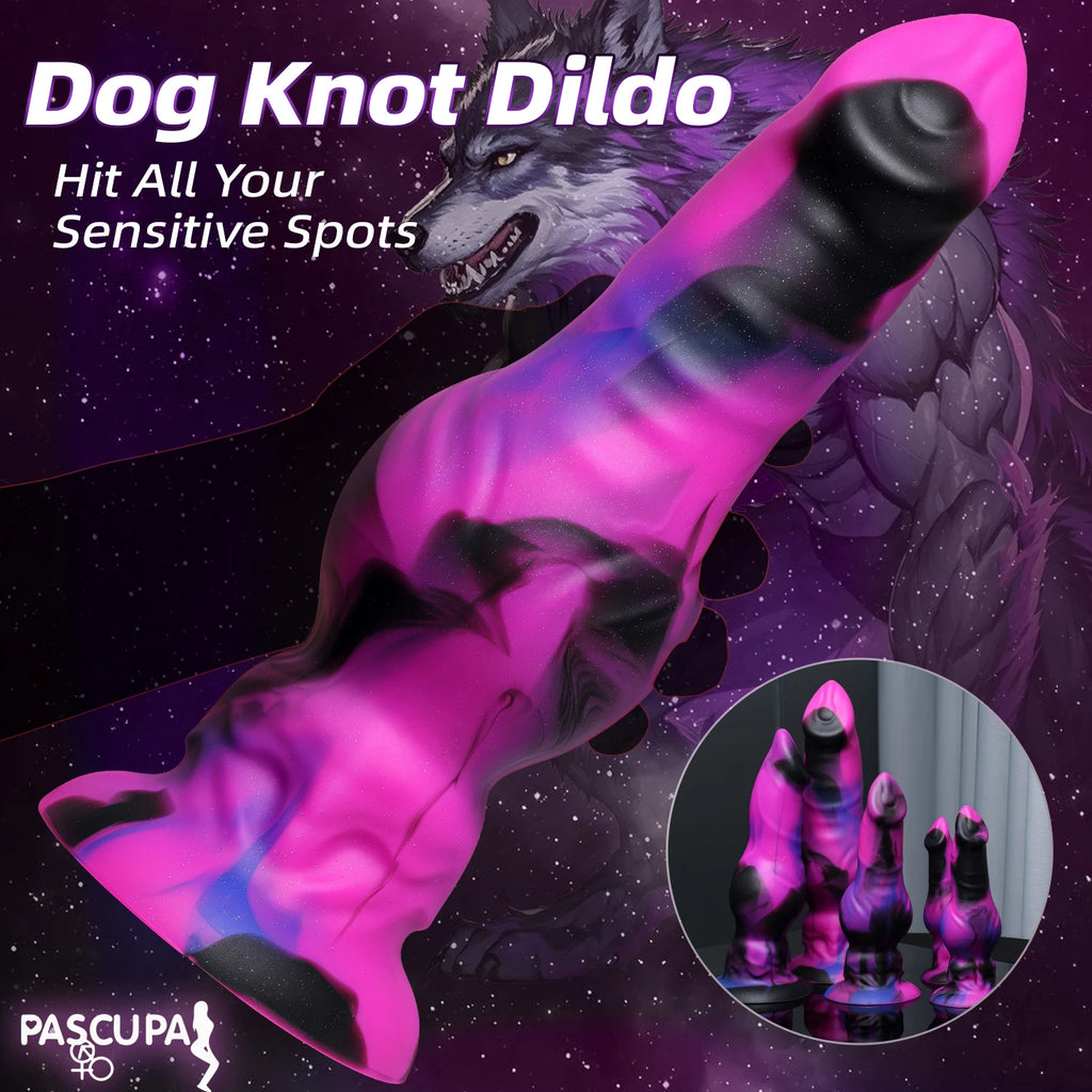 Dog Knot Dildos Penis Sex toys for Women Men Big Monster Dildo Animal Phallus Alien Fantasy Dick Anal Adult Toys Thick Butt Plug