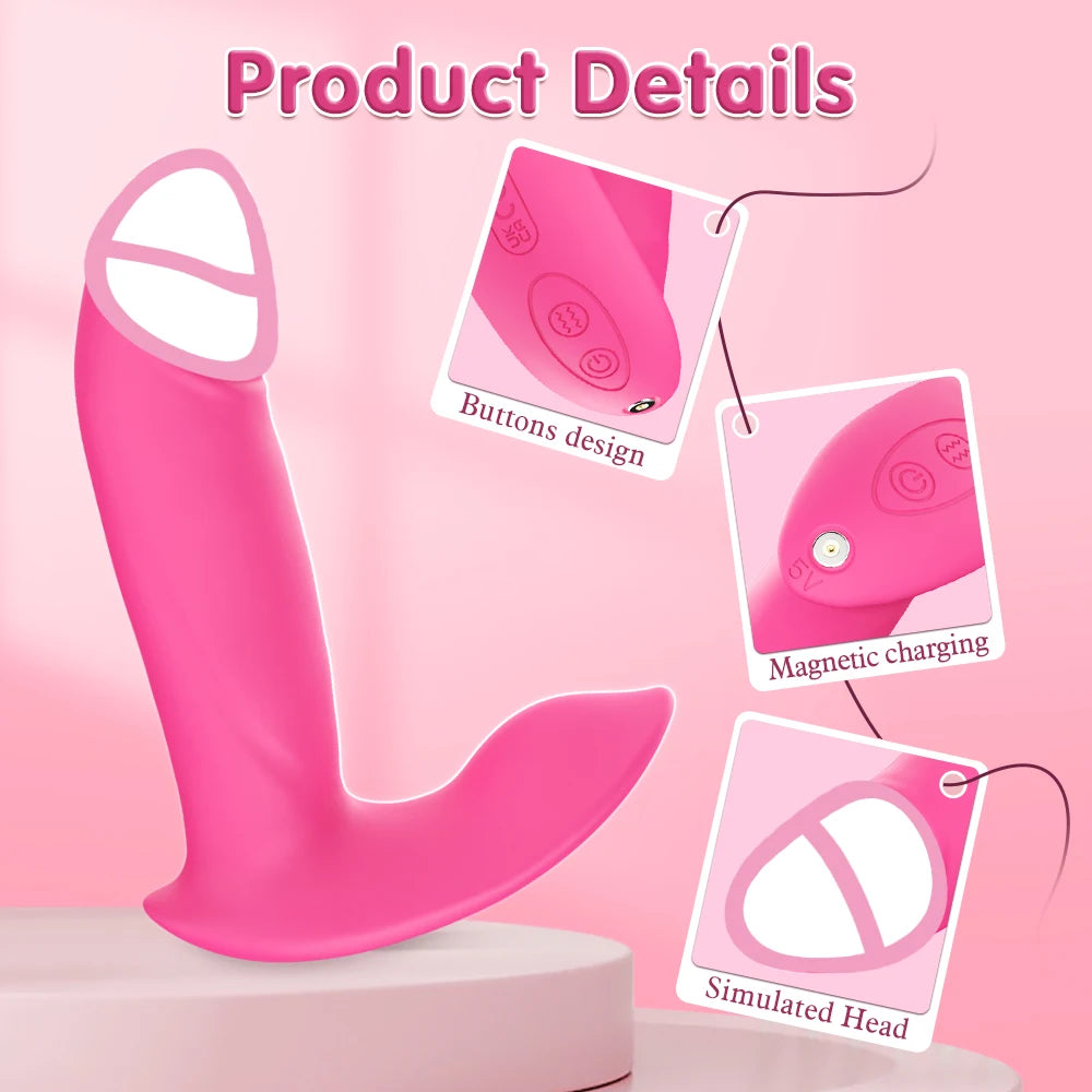 Dildo Vibrators Panties for Women Female Masturbator Clitoris Stimulator Vagina Massager Vibrator Erotic Toy Sex Machine 18