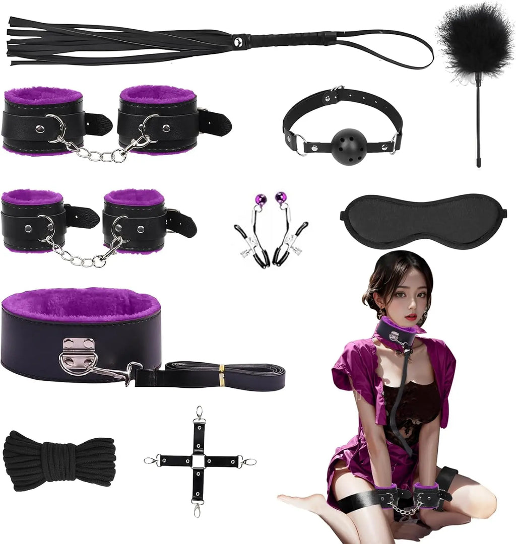 Sex Toys Femdom Handcuffs Bdsm Slave Collars Fetish Adult Games Erotic Products Role Play Bondage Equipment Exotic Accessorie