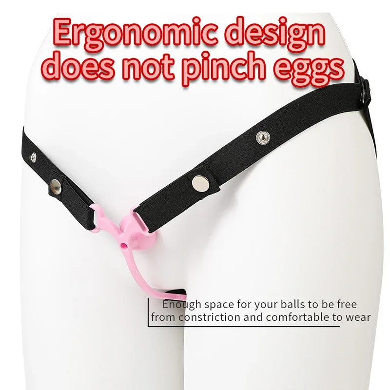 Sissy Chastity Cage Upgrade FUFU Clip Inverted Chastity Men Chastity Belt Bondage Device Flat Penis Erotic Sextoy Male To Female