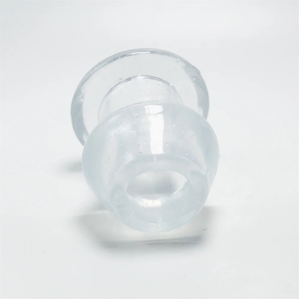 Hollow Anal Plug Silicone Butt Plugs with Stopper Anal Dilator Anus Tunnel Expansion Prostate Massage Sex Toys For Woman Men Gay
