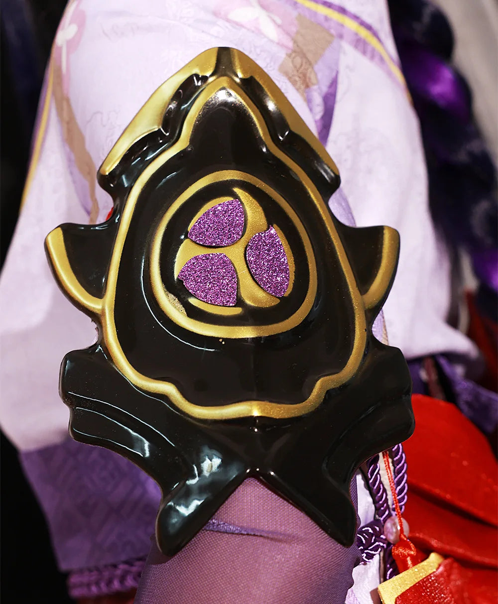 High Quality Raiden Shogun Cosplay Costume Wig Hair Game Impact Raiden Shougun Costumes Wig Set for Women Party Outfits