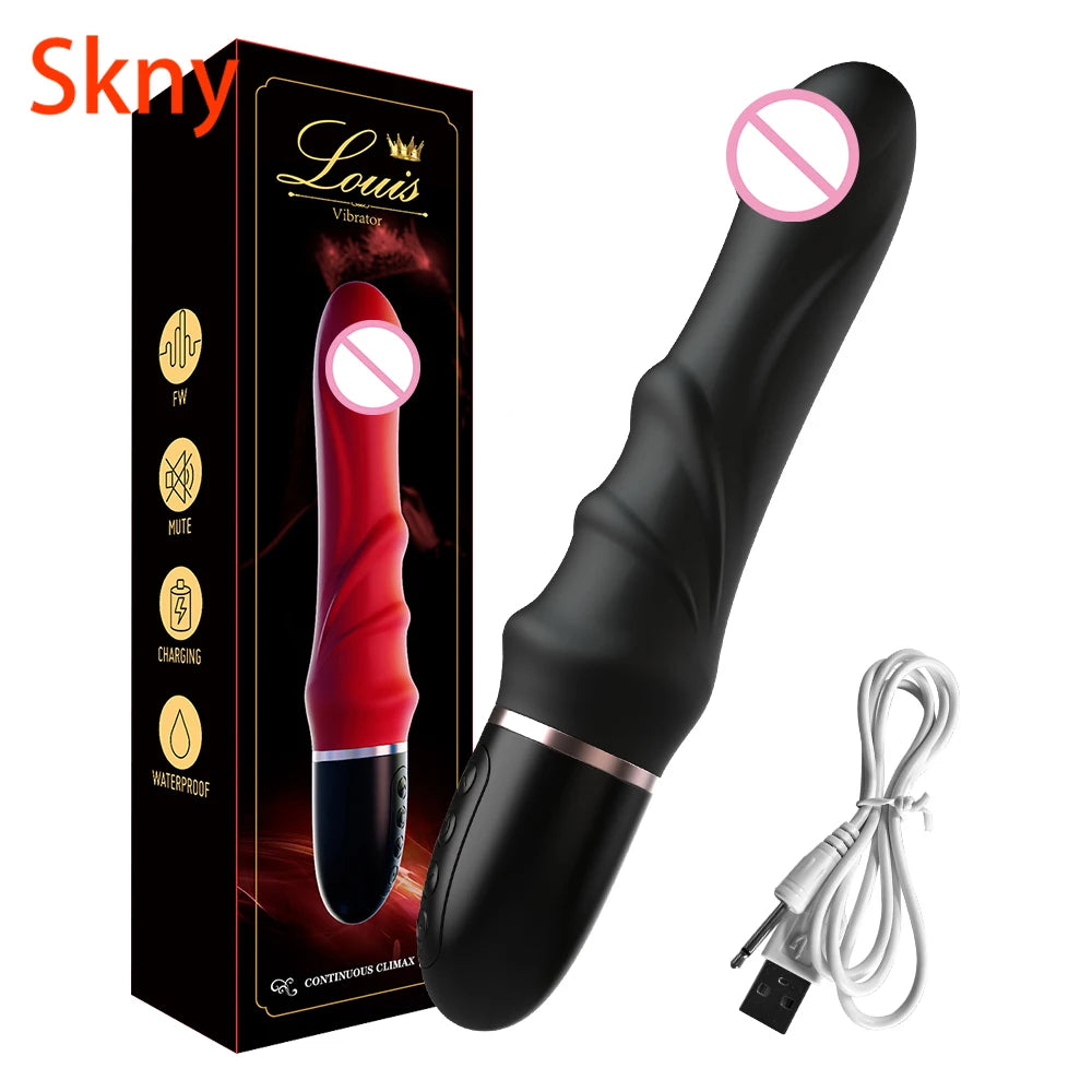 Powerful Big Dildo Vibrator for Women G-spot Clitoral Stimulator 10 Modes Vaginal Massager Female Masturbator Sex Toy for Aldult