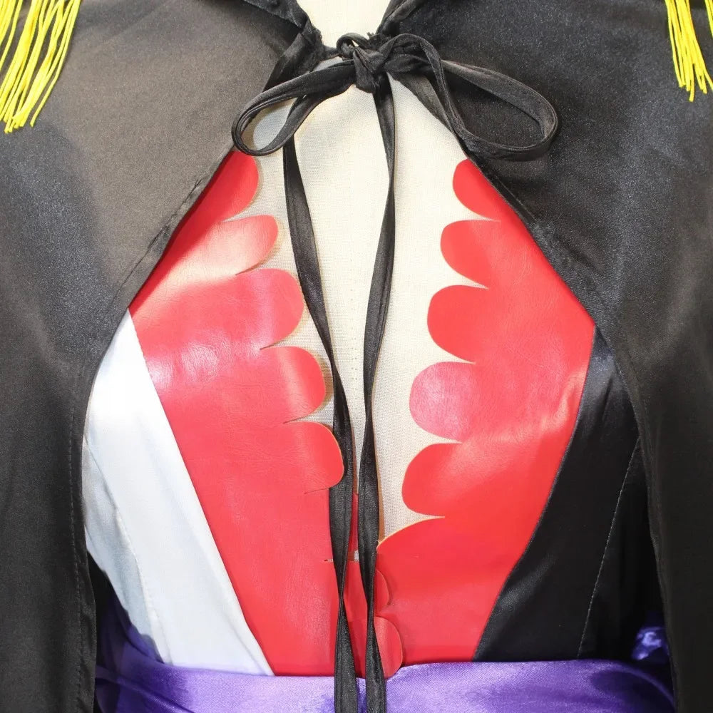 Anime Boa Hancock Cosplay avec cape Boa robe Costume marin Costume Boa Hancock Cosplay Costume taille personnalisée robe no