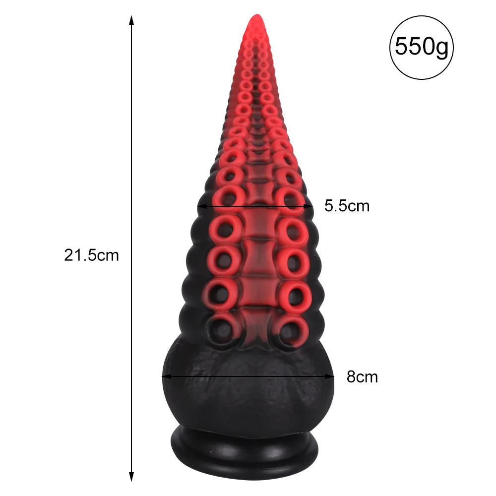 Dildo Female Homosexual Giant Anal Toy Cup Octopus Tentacle Tentacle Artificial Penis Animal Dildo Sex Toys for Adults Anal Plug