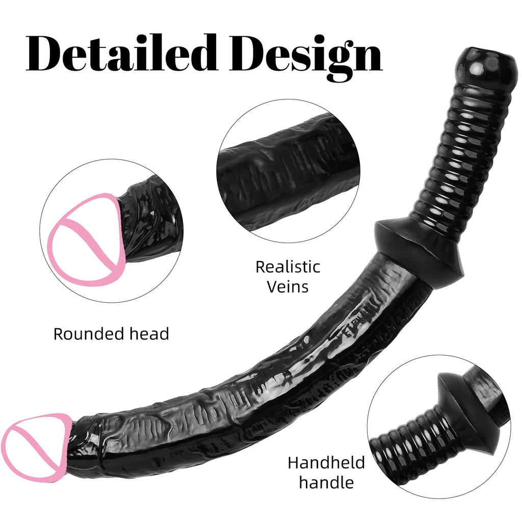 Super Long Dildos Anal Handle Penis Big Dildo Cock Butt Plug Masturbation Sex Toys for Women Men Couple Dick Aduts Products 18+