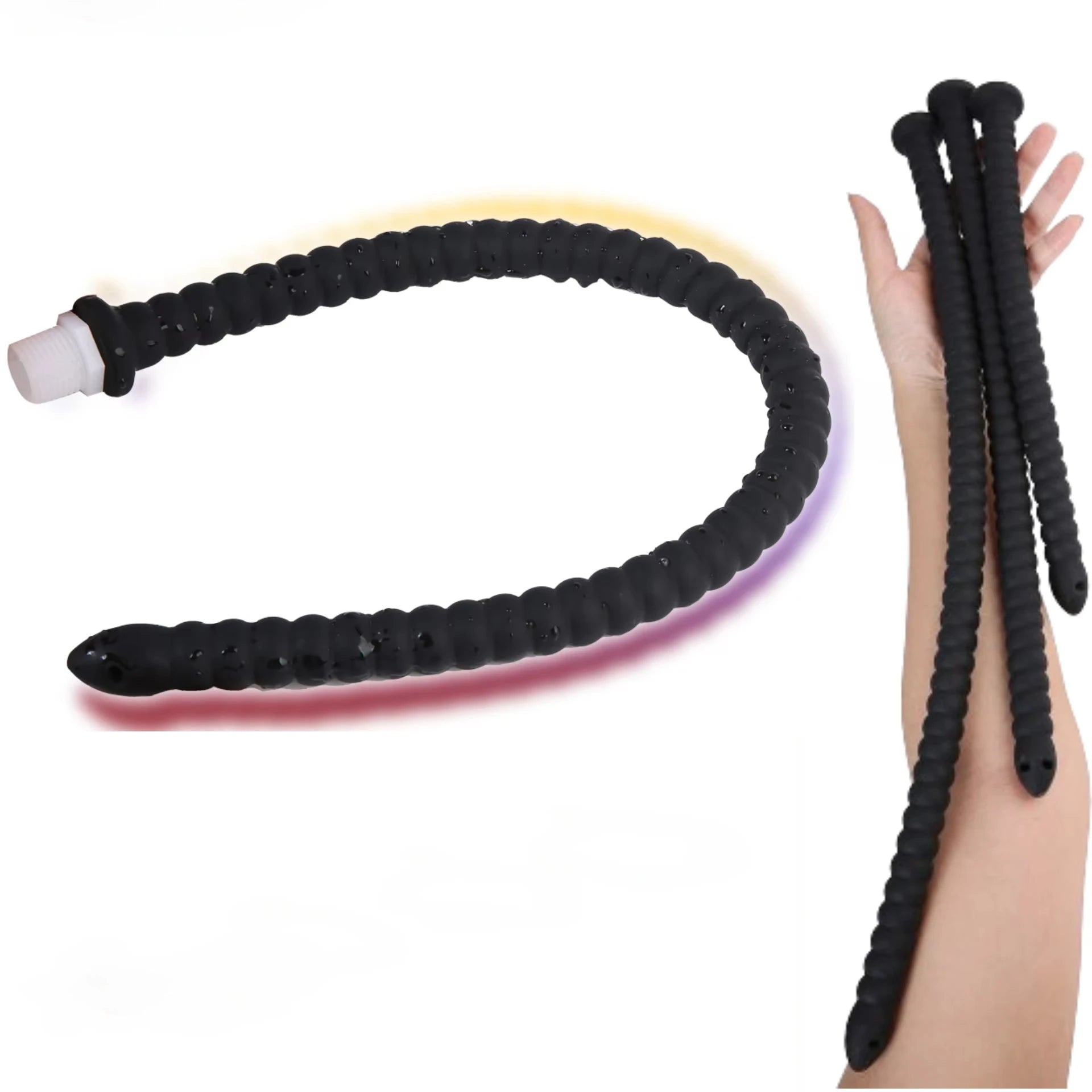 Deep Anal Plug anus Washing Tube for Vaginal Anal Long Buttplug Enema Cleaning Sex Toys for Men Prostate Stimulate Silicone Plug