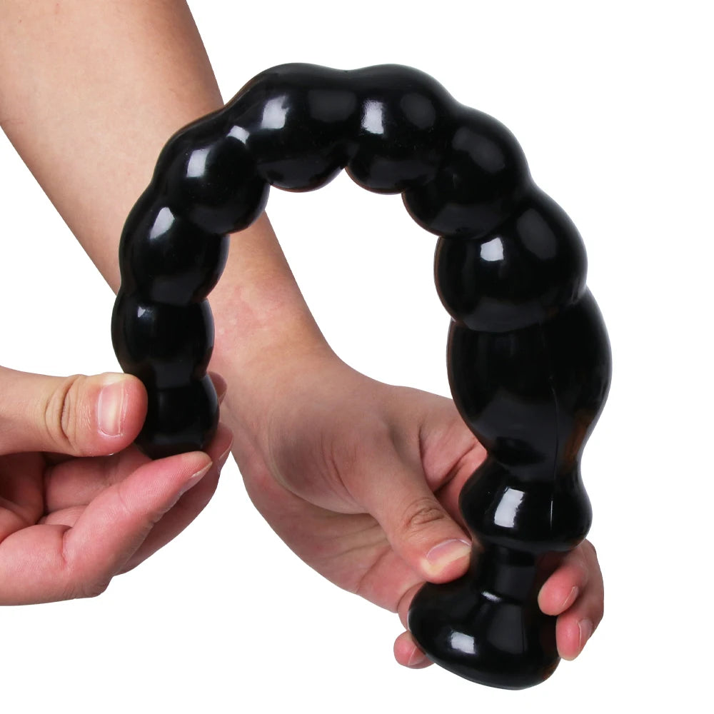 Long Anal Beads Plug With Suction Cup Anus Backyard Anal Balls Prostata Massage Butt Plug Erotics Adults Sex Toys For Women Men