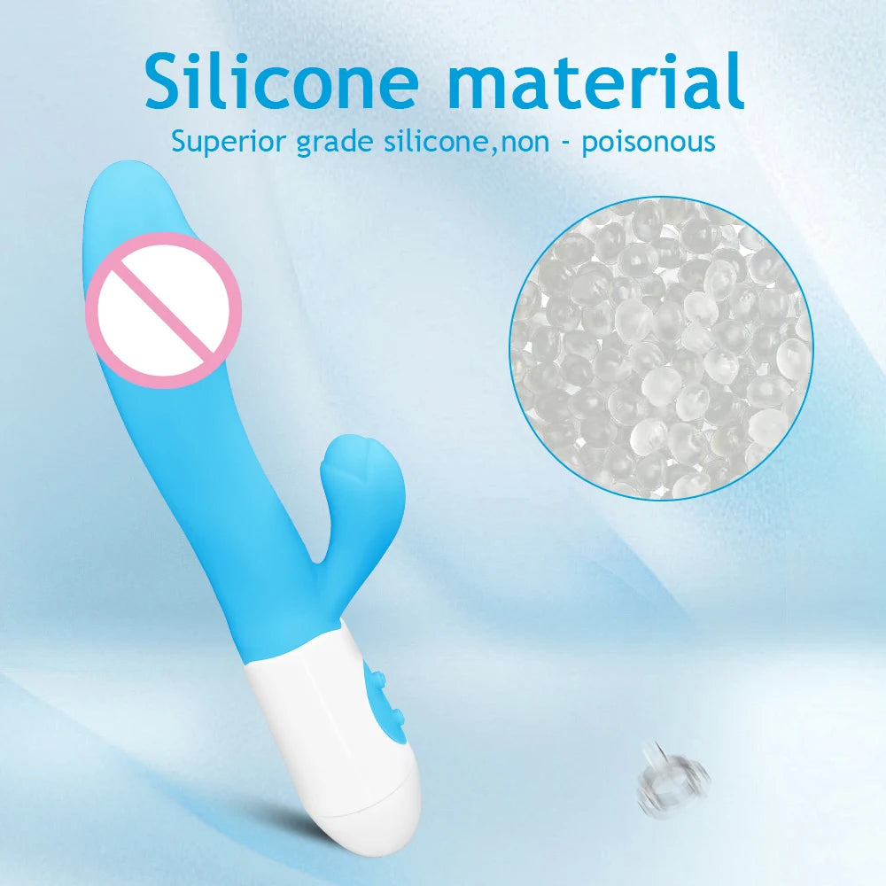 Realistic Dildo Rabbit Vibrator for Women G Spot Clitoral Stimulator  10 Mode Female Masturbator Adult Sex Toys Sexual Wellness