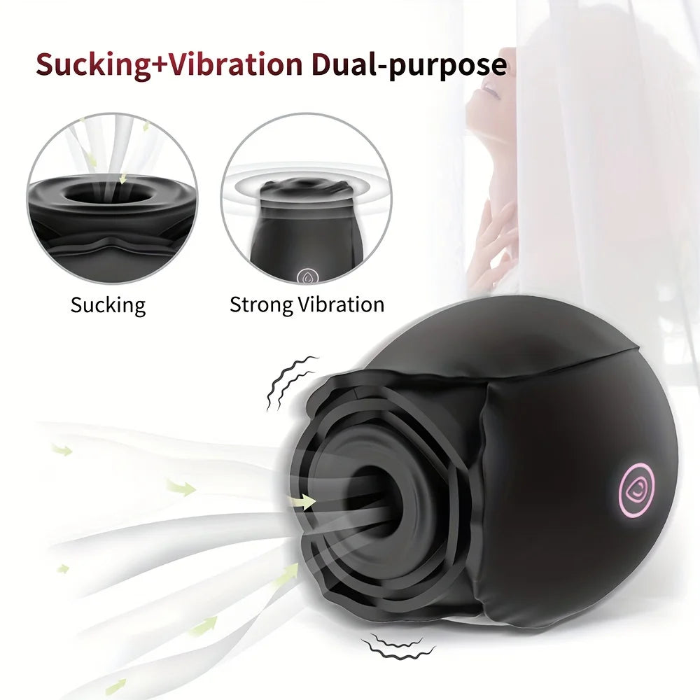 Vibrator Clitoral Stimulator Powerful Massager With Vibration For Women Sex Toy Wholesale Rose Vibrator For A Full Body 6 colors
