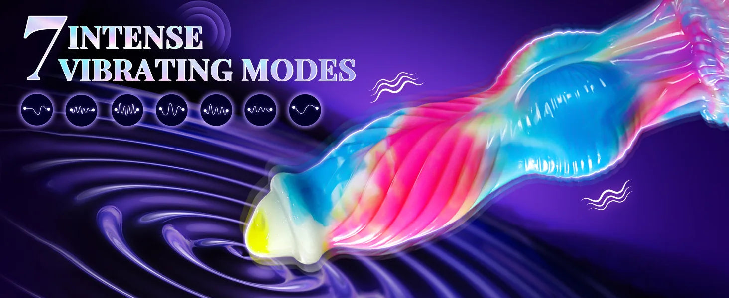 Thrusting Dragon Dildo Vibrator Sex Toys 10" 4IN1 Monster Remote Control Thick Dildo Suction Cup Dildo Anal Toys Adult Product
