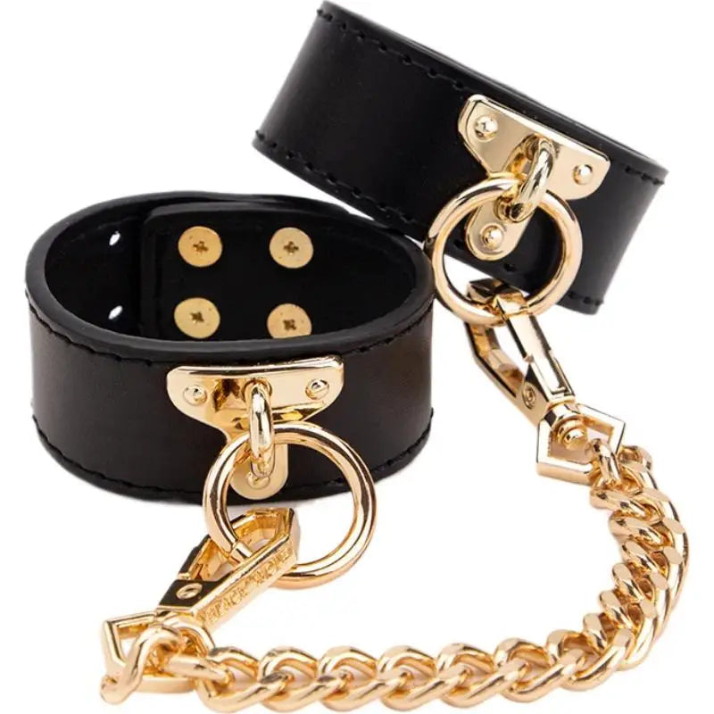 Role-playing Props PU Leather Collar Whip Flirting Mouth plug Handcuffs Sex toys for Women Men Couple Adult Games Sex Toy