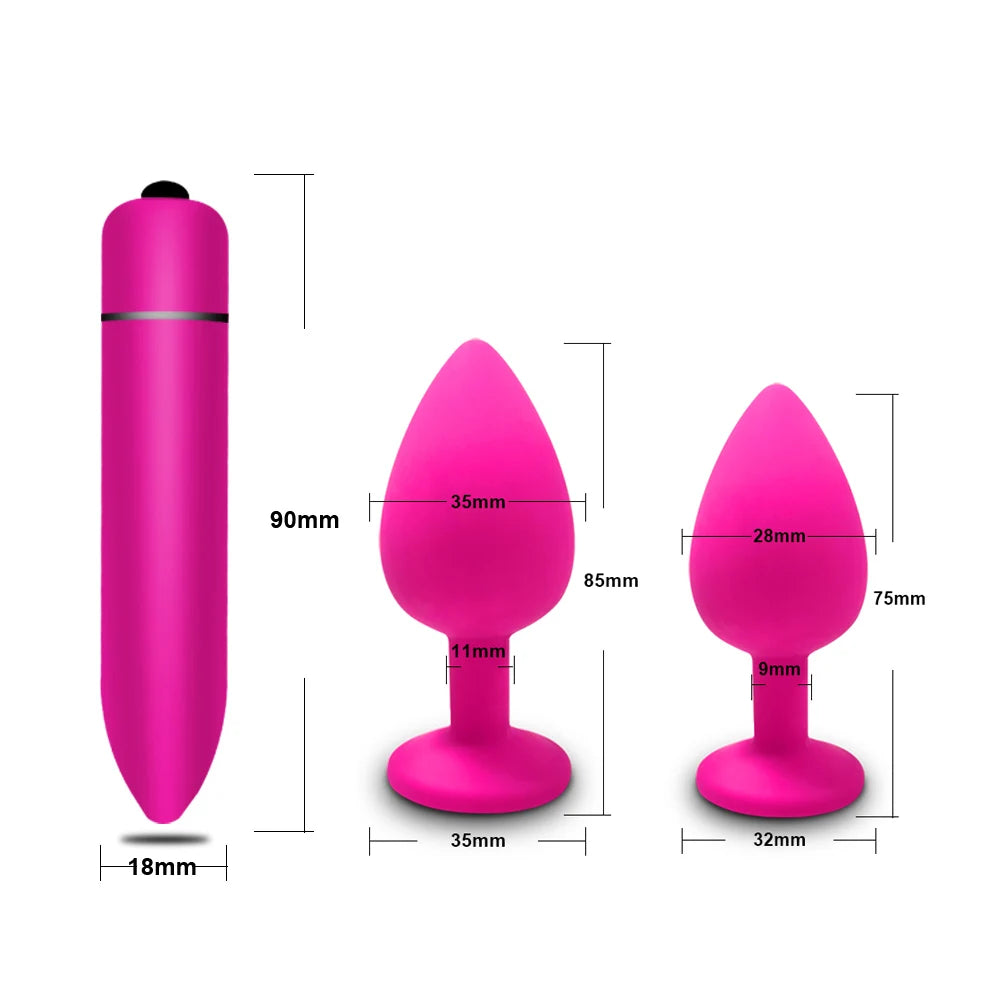 10 Speeds Mini Bullet Vibrator Massager Vagina Vibrator Erotic Masturbator Female Clitoris Stimulator Sex Toy for Women Anal Toy