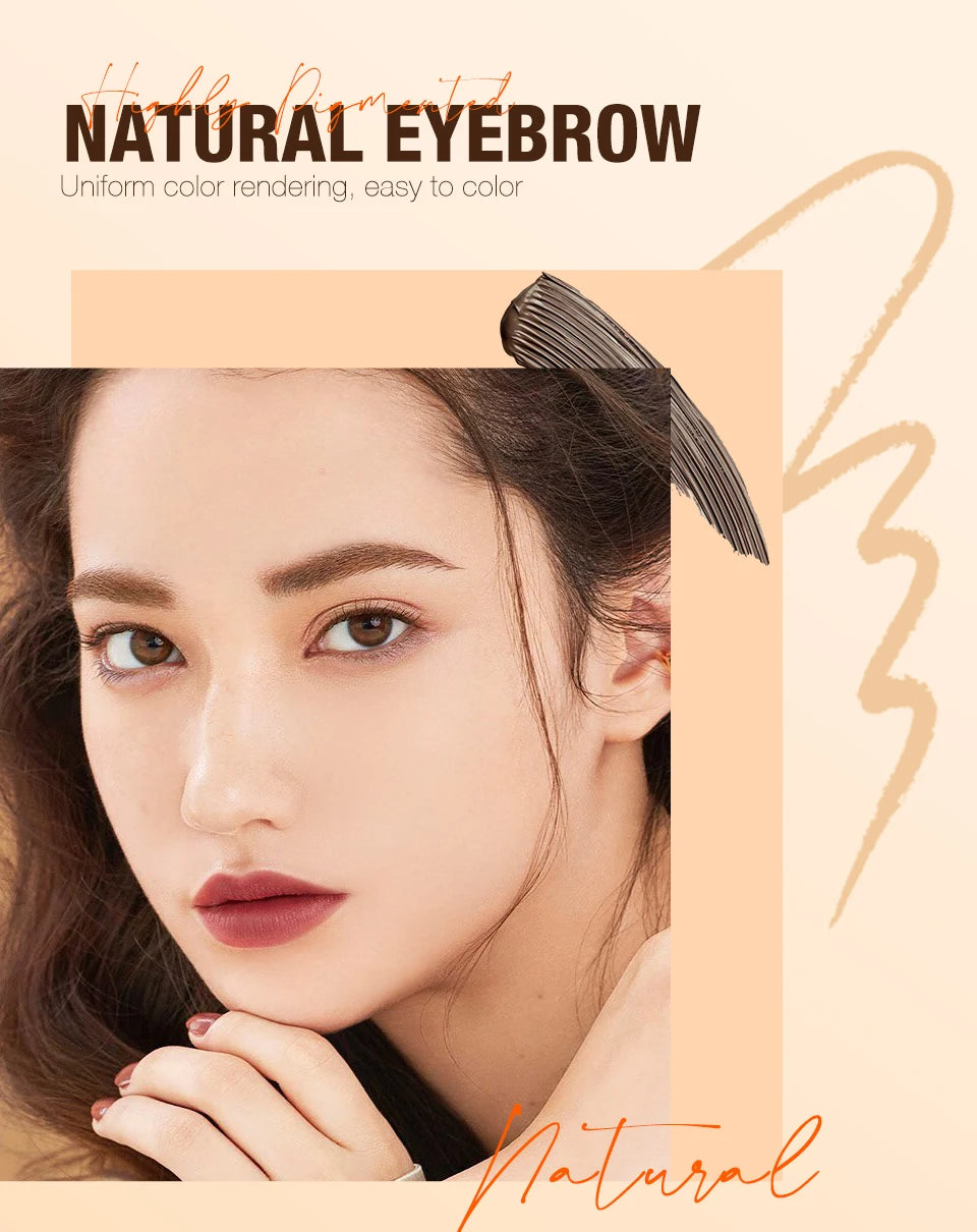 O.TWO.O Eyebrow Pomade Brow Natural Waterproof Creamy Texture Highly Tint Eyebrow Gel Double Use For Eyeliner Beauty Makeup