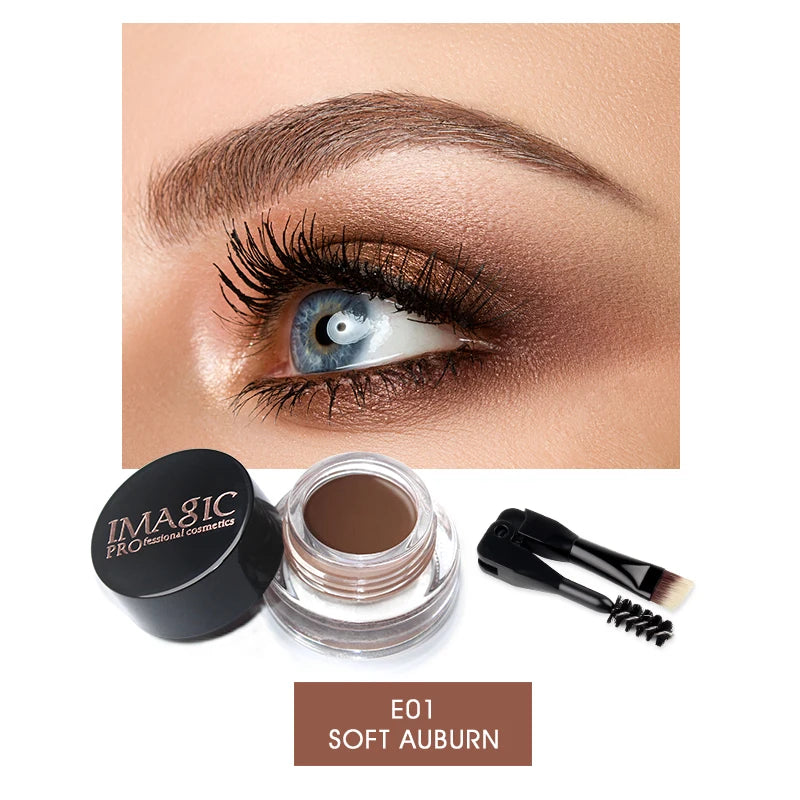 IMAGIC professional eyebrow waterproof long-lasting makeup eyebrow cream gel cosmetics