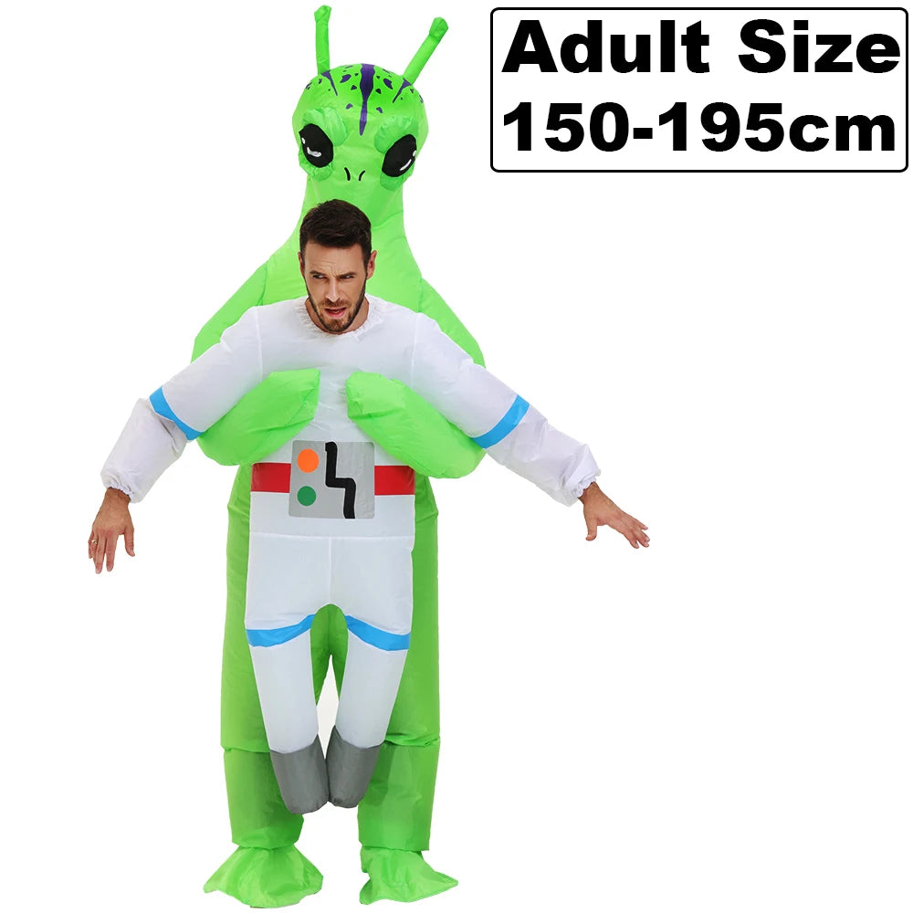 New Alien Inflatable Costume Anime Suits Dress Mascot Purim Halloween Christmas Party Cosplay Costumes for Kids Adult