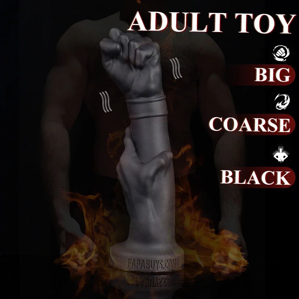 Giant Anal Plug Adult Toys With Suction Cup Men's Dildo Silicone Female Masturbation Dilator Realistic Fisting Anal Plug