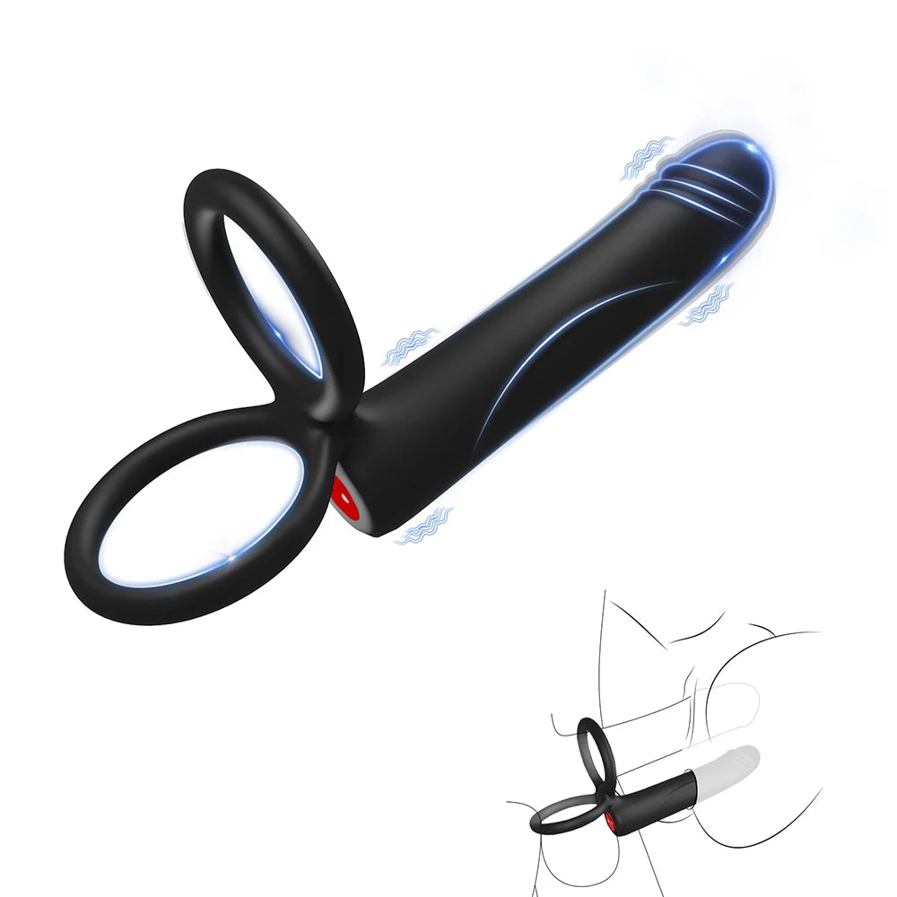 Anal Plug Double Penetration Dildo Butt Plug Vibrator For Men Strap On Penis Massage Vagina Plugs Adult Sex Toys For Couples 18+