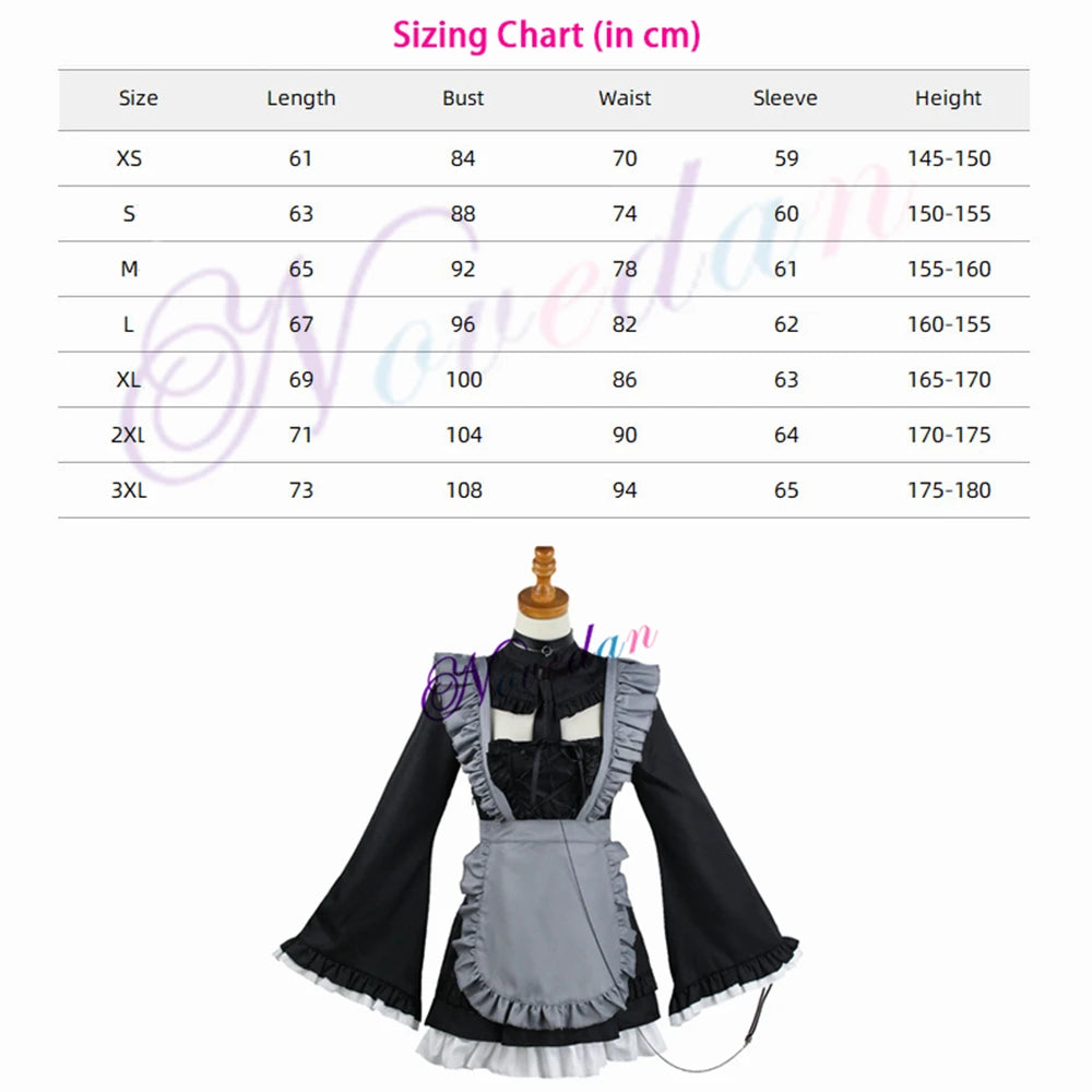 Marin Kitagawa Cosplay My Dress Up Darling JK School Uniform Dress Girls Maid Outfit Anime Cosplay Halloween Costume Wig Women